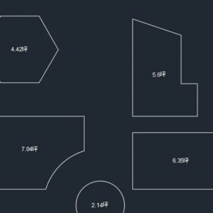 自動在封閉區域內標註單位換算之面積(Auotcad 外掛)